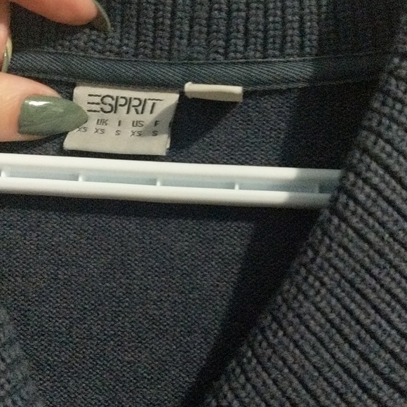 ESPRIT BLUE SWEATER - Picture 4 of 5